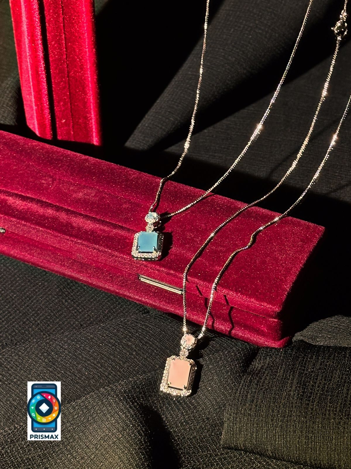 Anniversary Gem Stone Neckless For Her